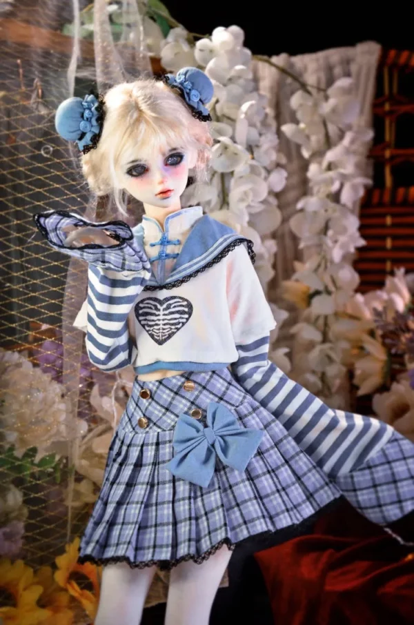 「Veg Pao」Chinese Style (MDD/MSD/Chubby l 1/4) BJD Outfit Only - Image 13
