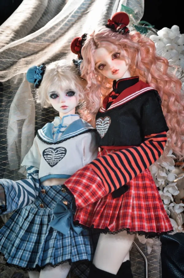 「Veg Pao」Chinese Style (MDD/MSD/Chubby l 1/4) BJD Outfit Only - Image 2