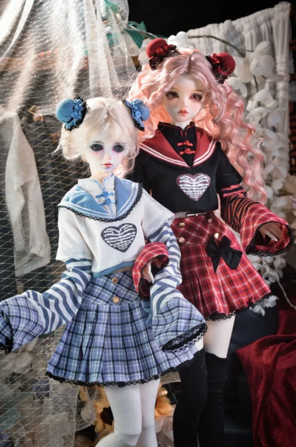 「Veg Pao」Chinese Style (MDD/MSD/Chubby l 1/4) BJD Outfit Only - Image 3