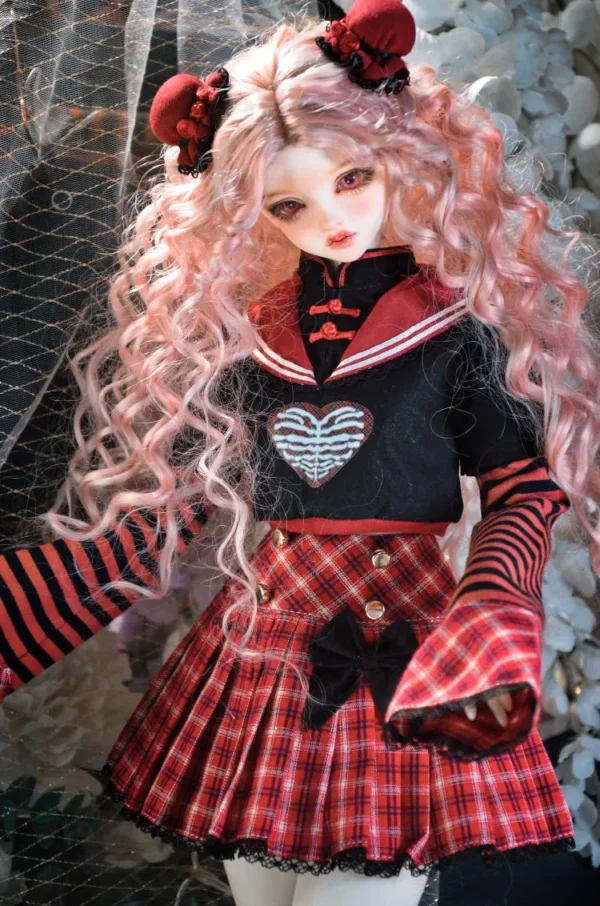 「Veg Pao」Chinese Style (MDD/MSD/Chubby l 1/4) BJD Outfit Only - Image 9