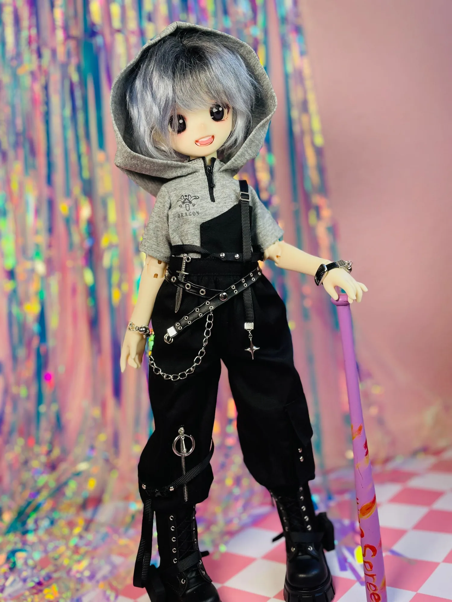 「Veg Pao」Functional HardCore (MDD/MSD/Chubby l 1/4) BJD Outfit Only - Image 7