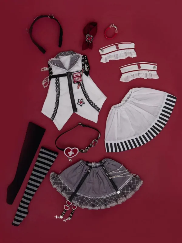 「Veg Pao」Infinite Blood Moon Nightmare (MDD/MSD/Chubby l 1/4) BJD Outfit Only - Image 14