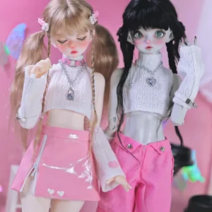 「Veg Pao」Pink Daily (MDD/MSD/Chubby l 1/4) BJD Outfit Only