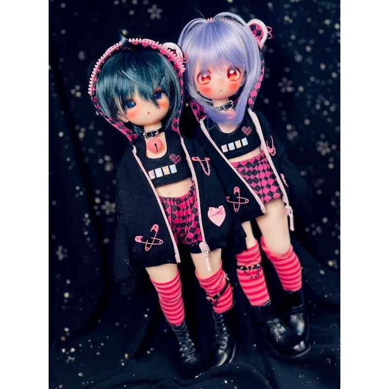 「Veg Pao」Punk Bear (MDD/MSD/Chubby l 1/4) BJD Outfit Only
