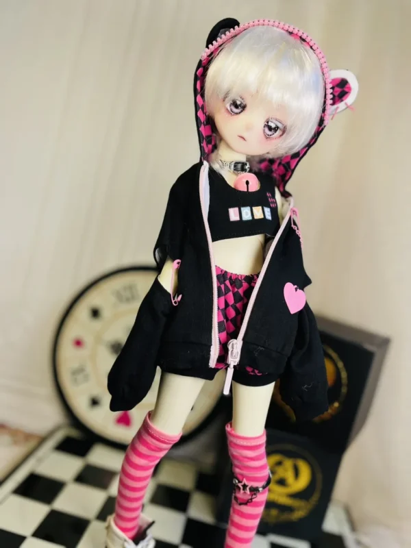 「Veg Pao」Punk Bear (MDD/MSD/Chubby l 1/4) BJD Outfit Only - Image 4