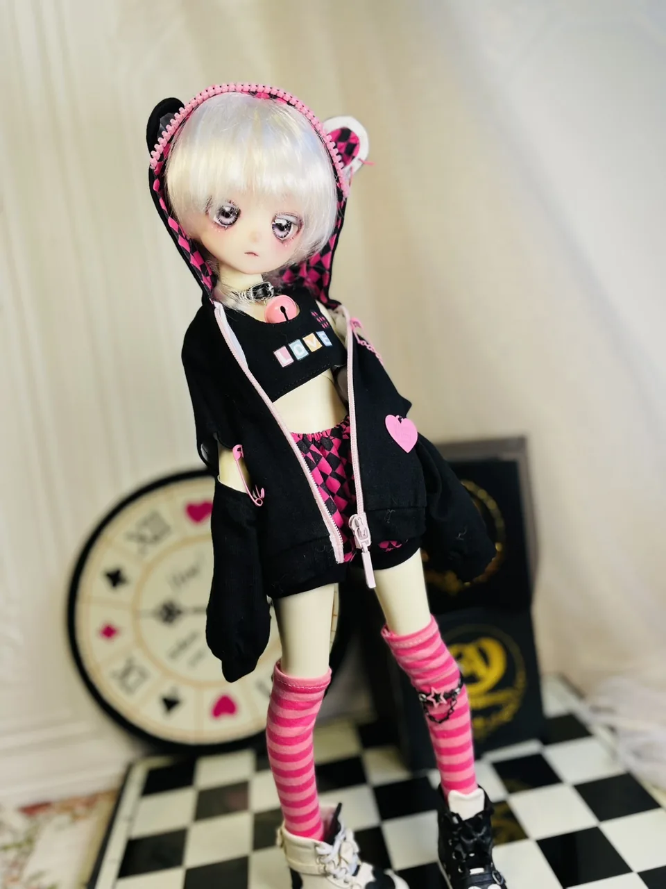 「Veg Pao」Punk Bear (MDD/MSD/Chubby l 1/4) BJD Outfit Only - Image 5