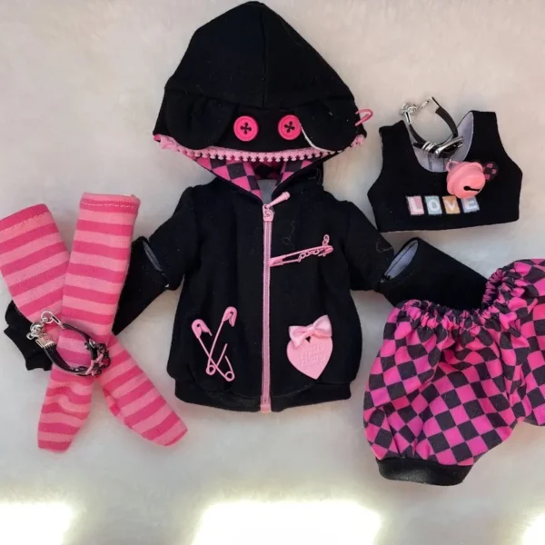 「Veg Pao」Punk Bear (MDD/MSD/Chubby l 1/4) BJD Outfit Only - Image 9