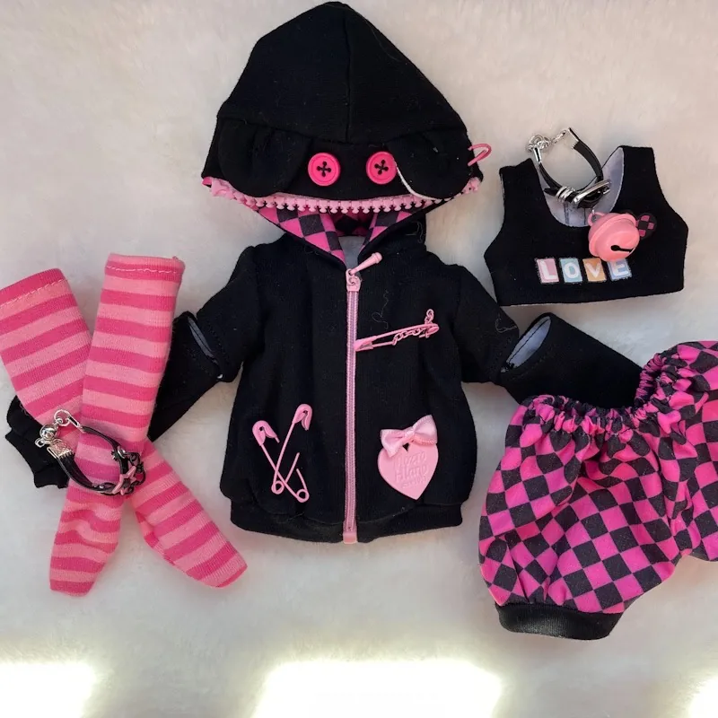 「Veg Pao」Punk Bear (MDD/MSD/Chubby l 1/4) BJD Outfit Only - Image 9