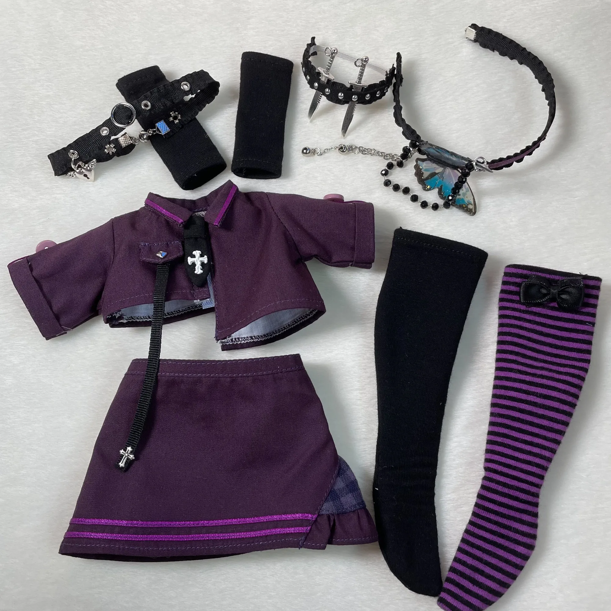 「Veg Pao」Shadow Butterfly (Chubby) BJD Outfit Only - Image 9