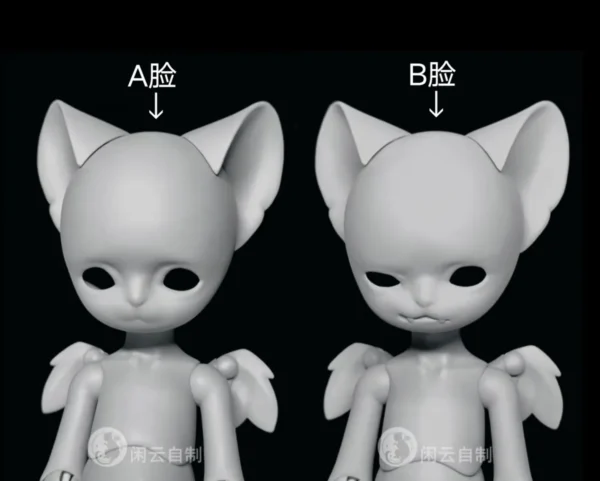 「XianYun」Angel Cat BJD Doll Only (1/6) - Image 7