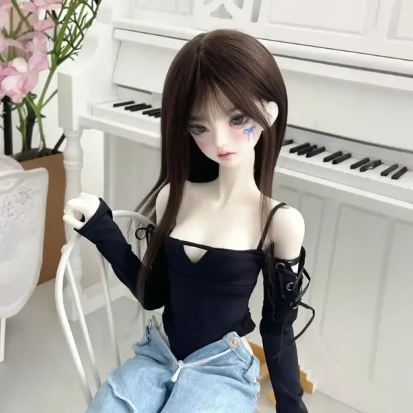 「XiaoMian」Clear Moon&Dark Cloud 1/4 BJD Doll Head Only - Image 6