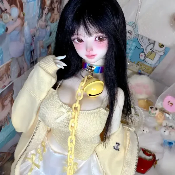 「XiaoMian」Clear Moon&Dark Cloud 1/4 BJD Doll Head Only - Image 7