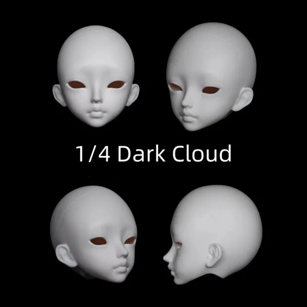 「XiaoMian」Clear Moon&Dark Cloud 1/4 BJD Doll Head Only - Image 9