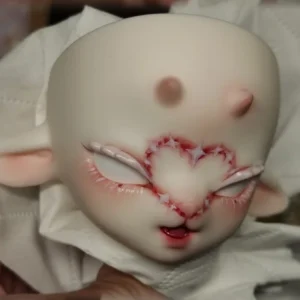 「ZiYue」Black Goat 1/6 or 1/5 BJD Head only
