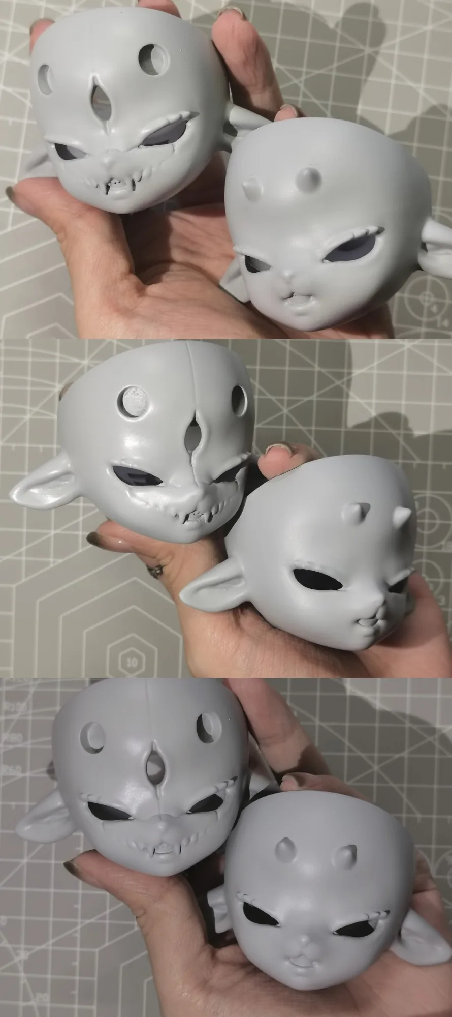 「ZiYue」Black Goat 1/6 or 1/5 BJD Head only - Image 10