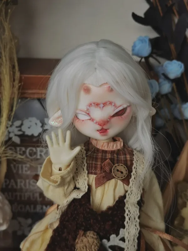 「ZiYue」Black Goat 1/6 or 1/5 BJD Head only - Image 2