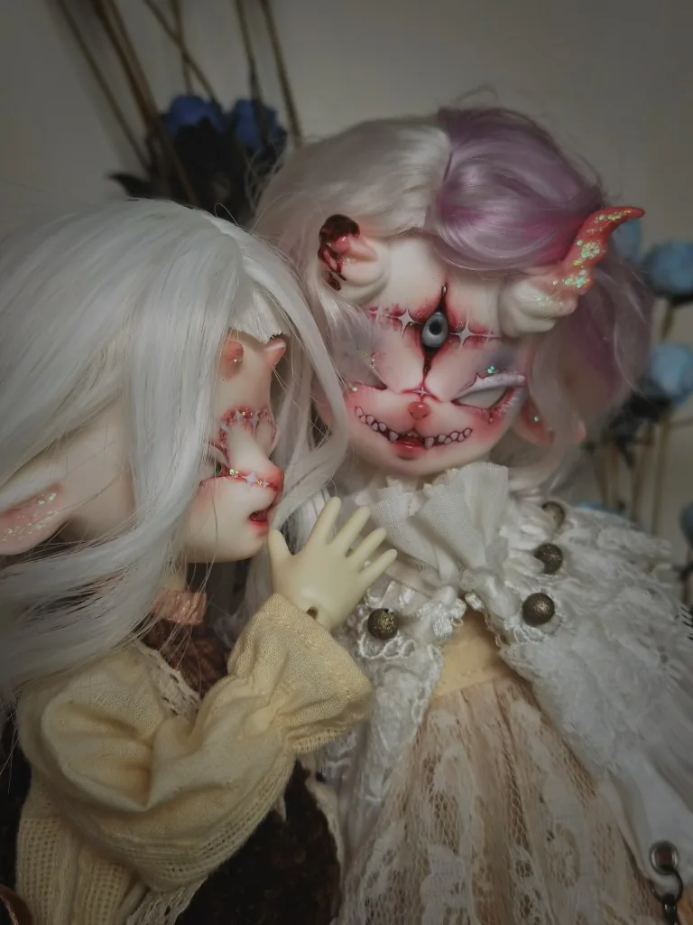 「ZiYue」Black Goat 1/6 or 1/5 BJD Head only - Image 3