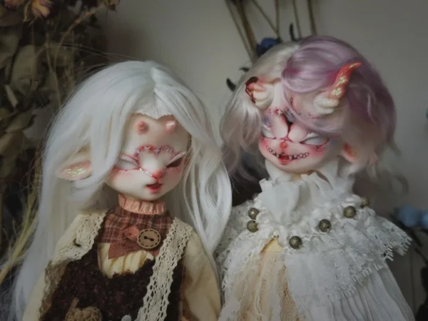 「ZiYue」Black Goat 1/6 or 1/5 BJD Head only - Image 4