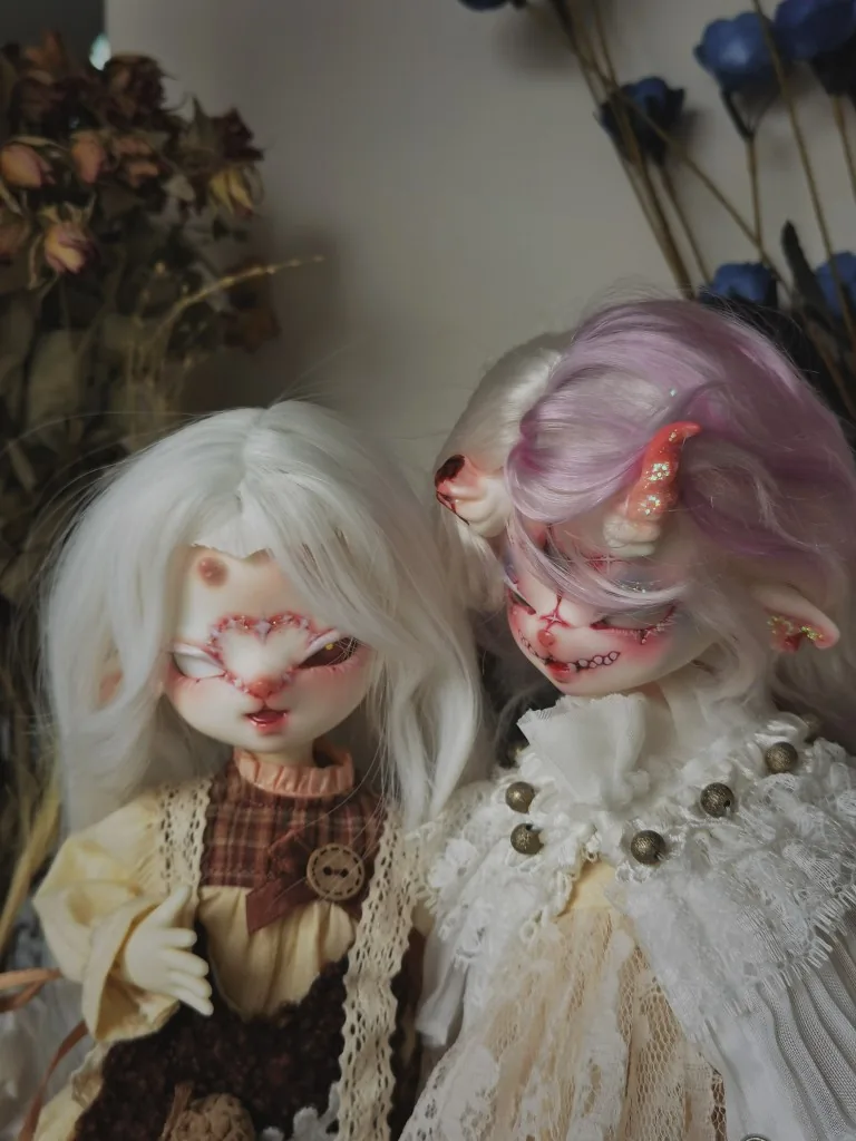 「ZiYue」Black Goat 1/6 or 1/5 BJD Head only - Image 6