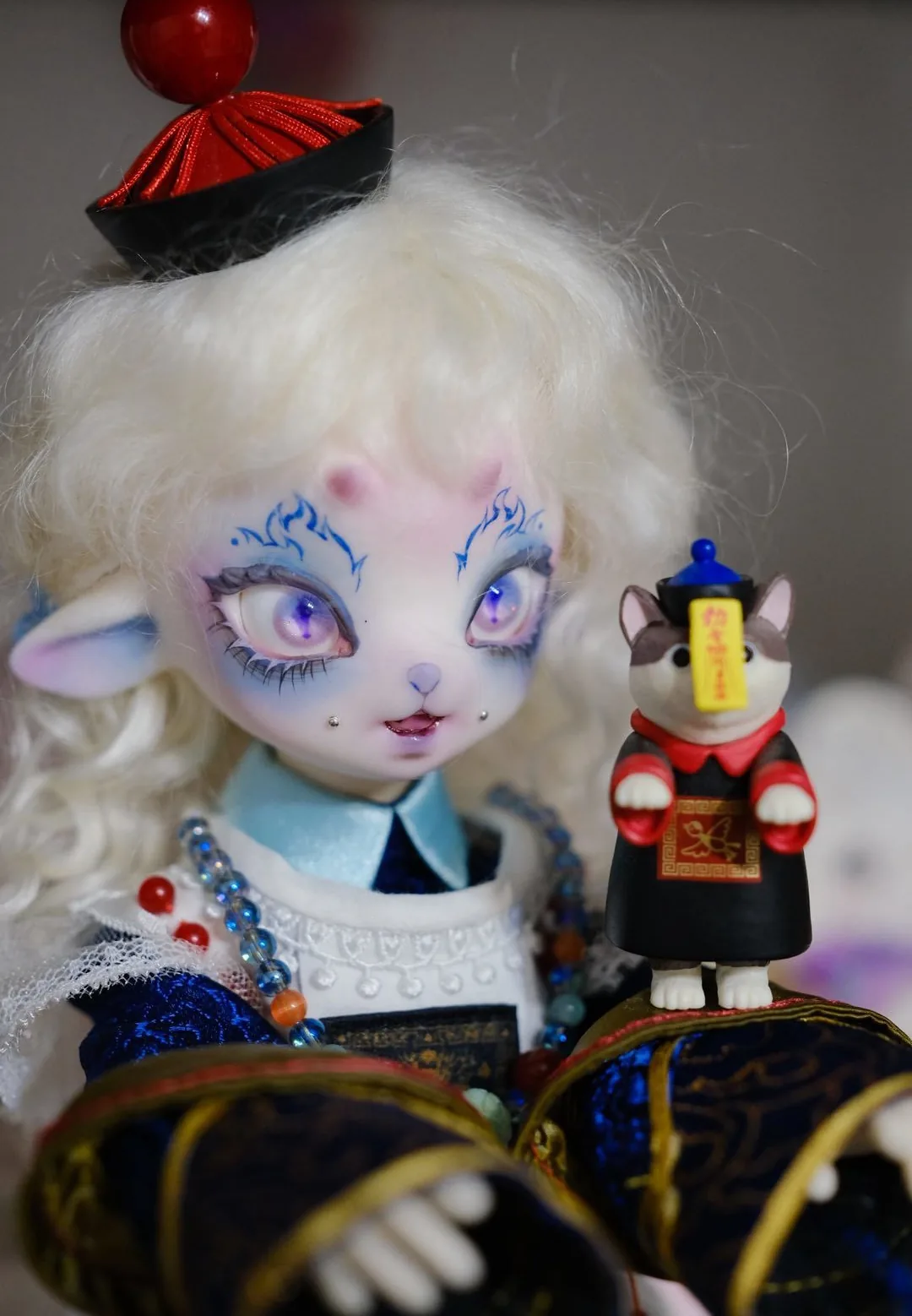 「ZiYue」Black Sheep 1/6 or 1/5 BJD Head only